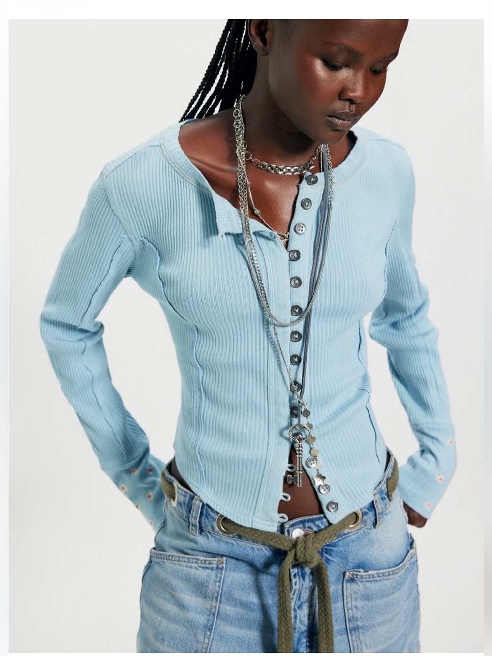 We The Free Daria Cuff Cardi